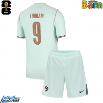 Frankrike Marcus Thuram #9 Bortedraktsett Barn EM 2024 Kortermet (+ Korte bukser)
